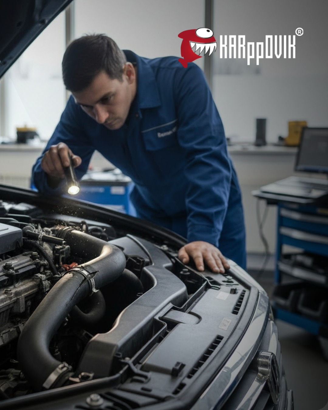 Principais sinais de filtro de ar e mangueira de admissão danificados